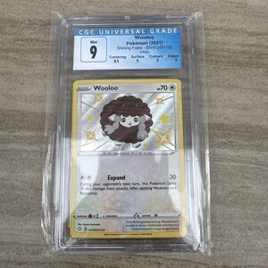 2021 Pokemon SWSH Shining Fates Wooloo Shiny Vault #SV103/SV122 CGC 9